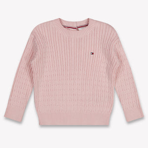 Tommy Hilfiger Baby Meisjes Trui In Licht Roze
