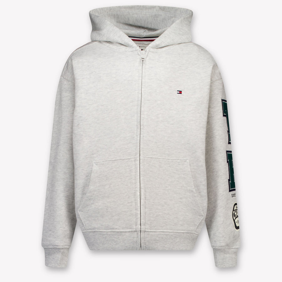 Tommy Hilfiger Kids Boys Cardigan In Gray