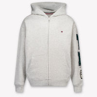 Tommy Hilfiger Kids Boys Cardigan In Gray