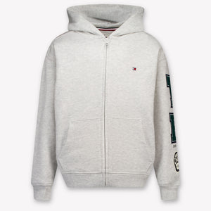 Tommy Hilfiger Kids Boys Cardigan In Gray