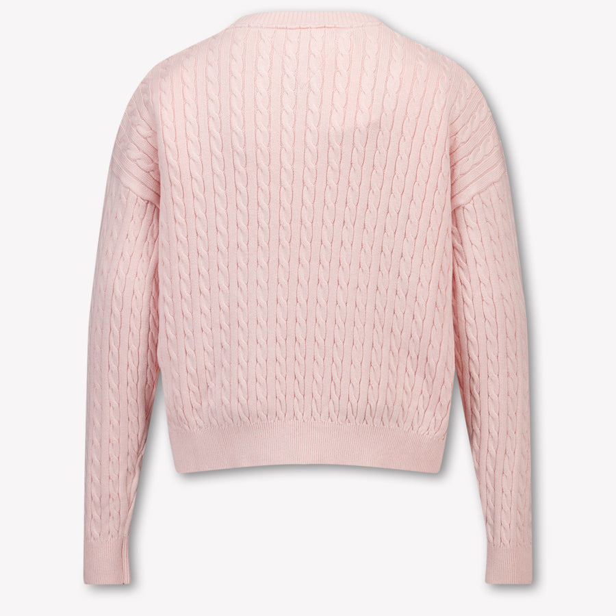 Tommy Hilfiger Girls Sweater in Light Pink