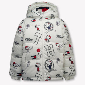 Tommy Hilfiger Kids Unisex Winter coat In OffWhite