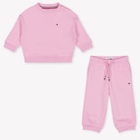 Tommy Hilfiger Baby Unisex Joggingpak In Licht Roze