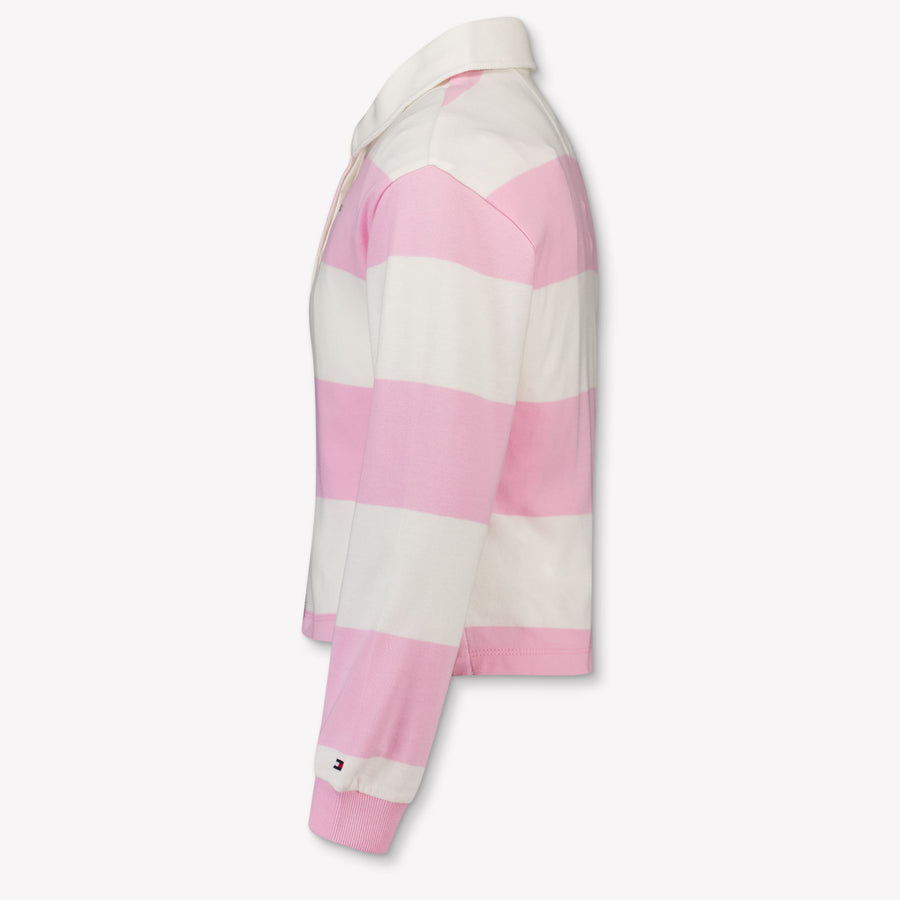 Tommy Hilfiger Kids Girls T-Shirt In Light Pink