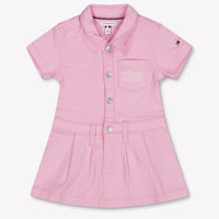 Tommy Hilfiger Baby Meisjes Jurk In Licht Roze