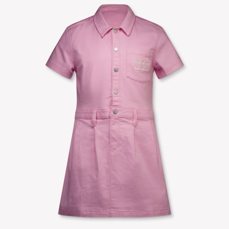 Tommy Hilfiger Kids Girls Dress In Light Pink