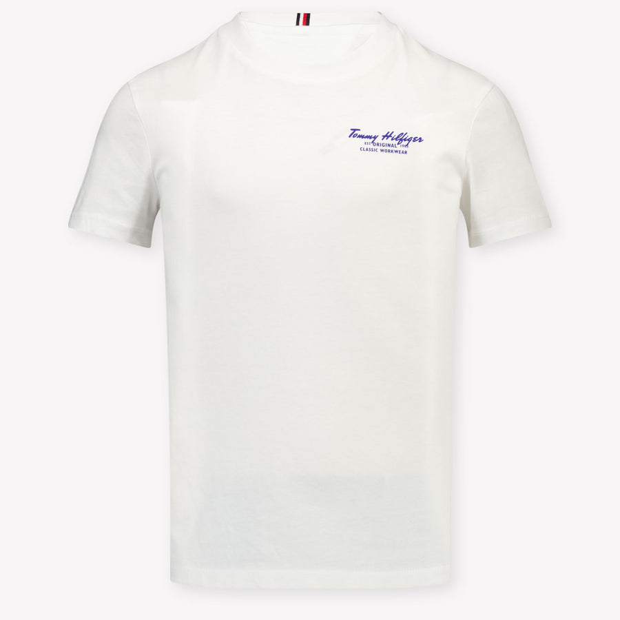 Tommy Hilfiger Kids Boys T-Shirt In White