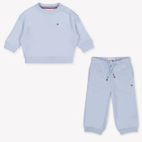 Tommy Hilfiger Baby Unisex Joggingpak In Licht Blauw