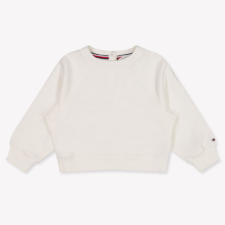 Tommy Hilfiger Baby Girls Sweater In OffWhite