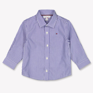 Tommy Hilfiger Baby Boys Blouse In Cobalt Blue