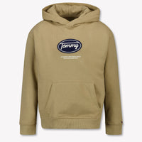 Tommy Hilfiger Kids Boys Sweater In Camel