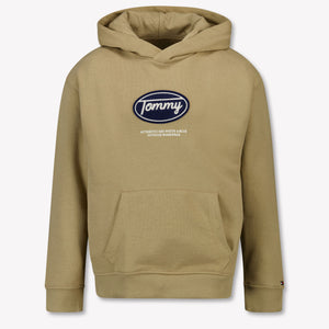 Tommy Hilfiger Kids Boys Sweater In Camel
