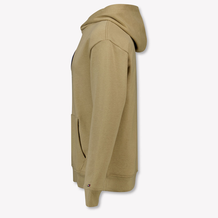 Tommy Hilfiger Kids Boys Sweater In Camel