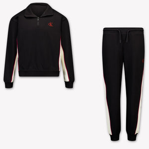 Calvin Klein Kids Boys Jogging suit In Black