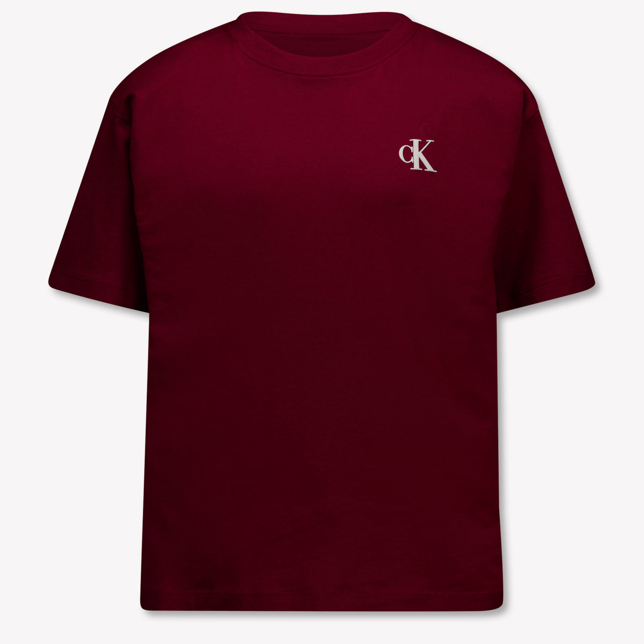 Calvin Klein Kids Boys T-Shirt In Bordeaux
