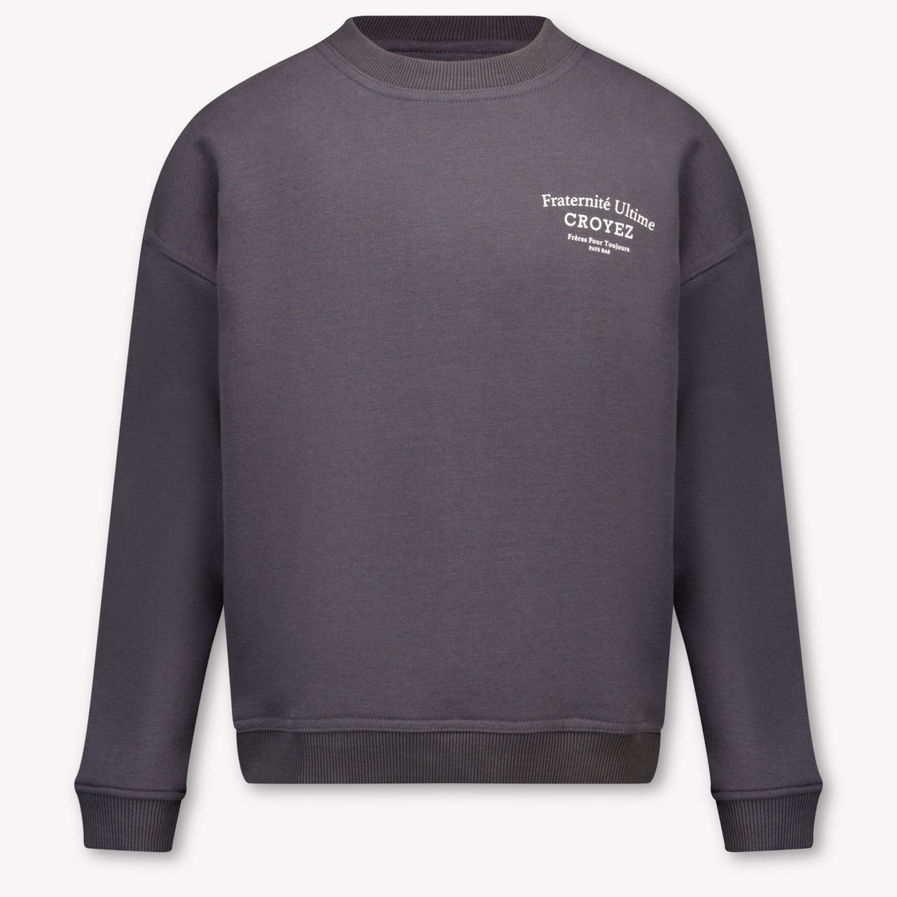 Croyez Kids Boys Sweater In Anthracite