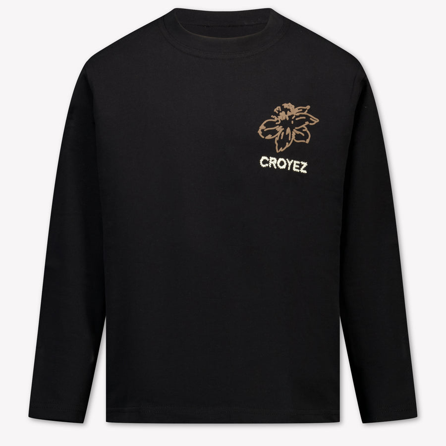 Croyez Kinder Jongens T-Shirt In Zwart