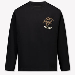 Croyez Kinder Jongens T-Shirt In Zwart