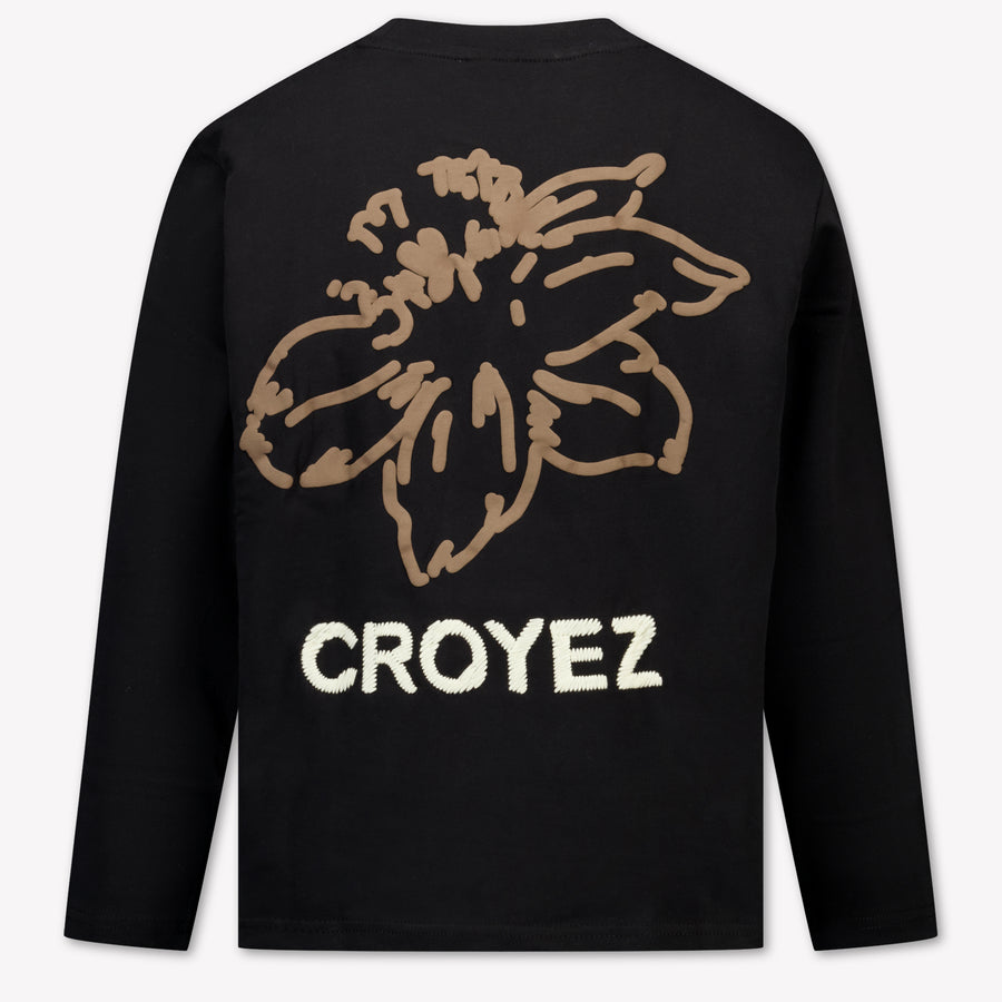 Croyez Kinder Jongens T-Shirt In Zwart