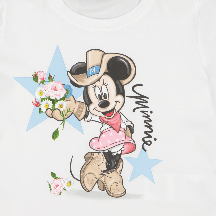 MonnaLisa Kinder Meisjes T-Shirt Wit