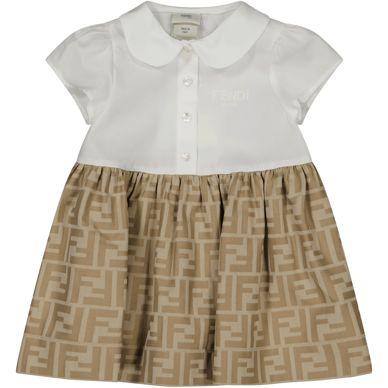 Fendi Baby Girls Dress  Beige