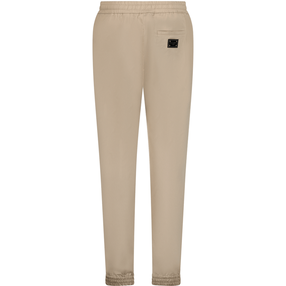 Dolce & Gabbana Kinder Broek Licht Beige