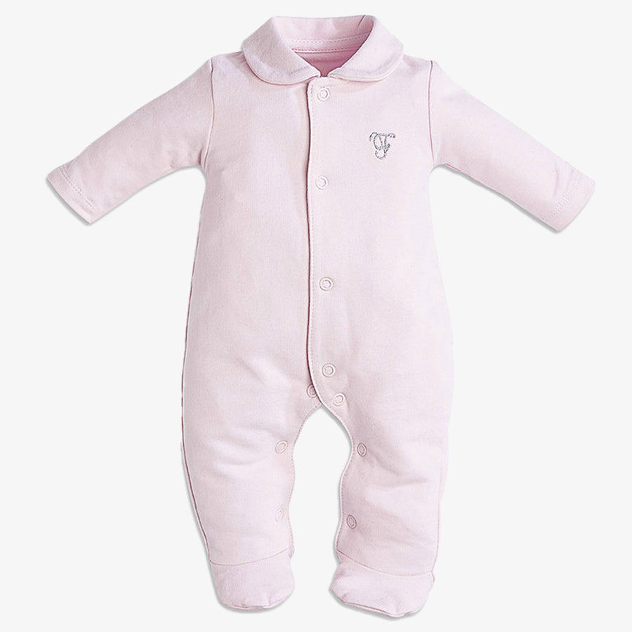 First Baby Girls Box Suit Light Pink