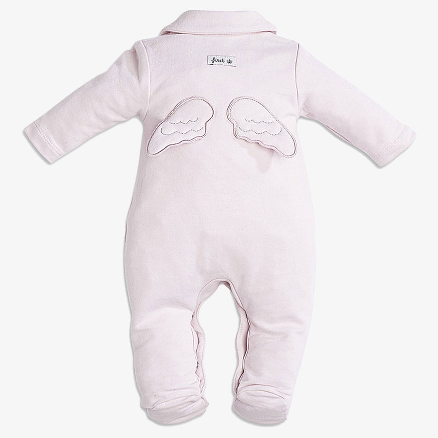 First Baby Girls Box Suit Light Pink