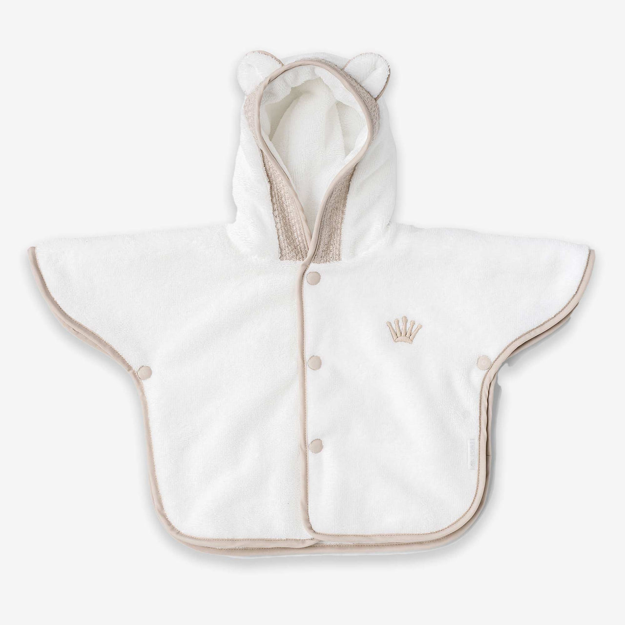 First Baby Poncho Basjas In Wit