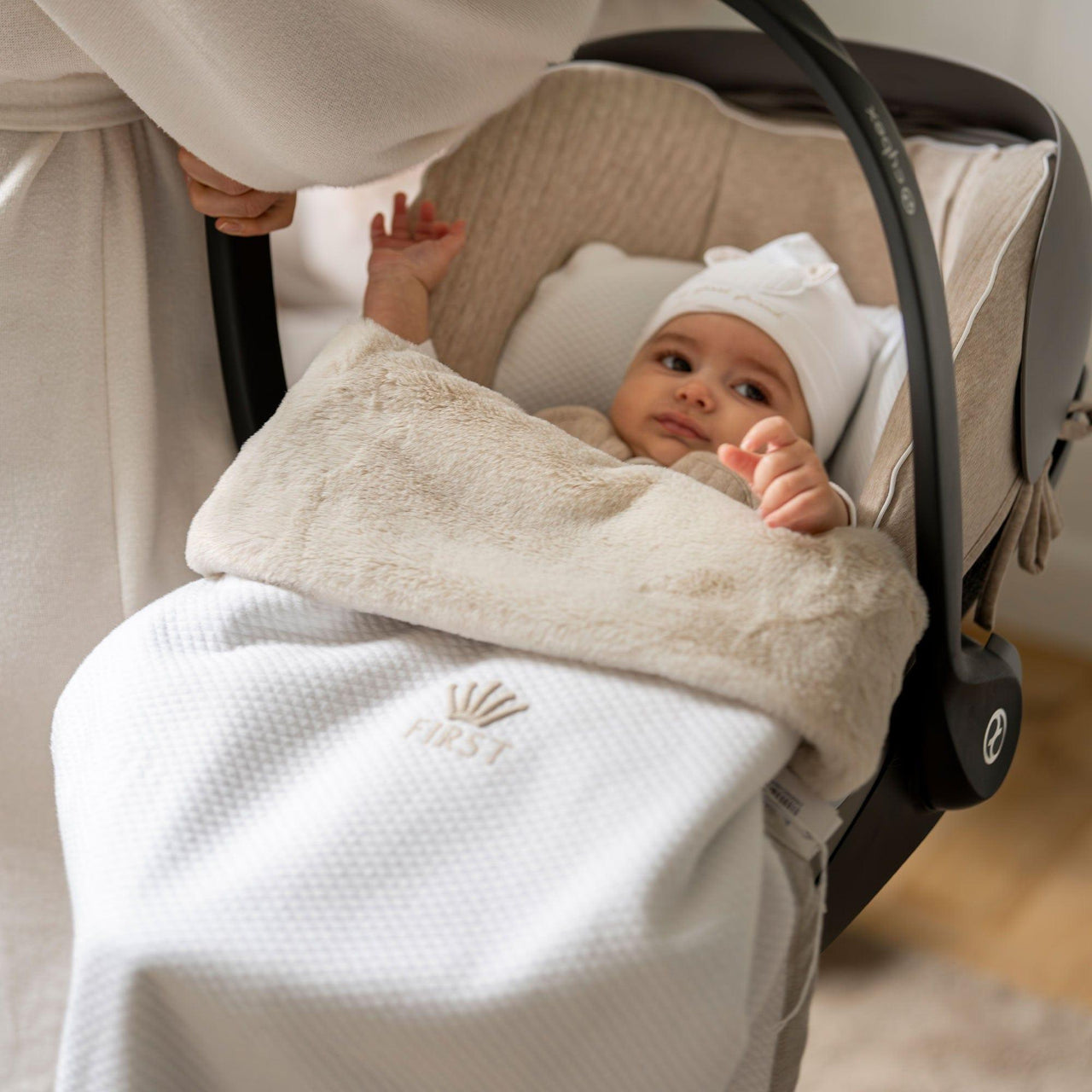 First Baby Deken Teddy Beige ONE