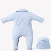 First Baby Unisex Playsuit Light Blue