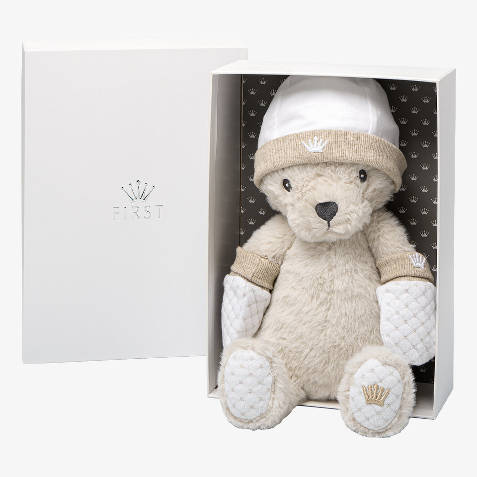 First Teddybear Giftset in Beige
