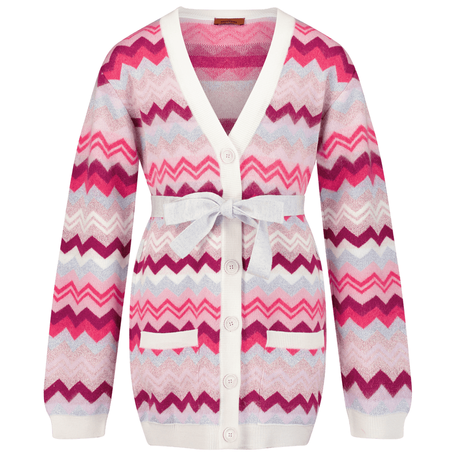 Missoni Girls Cardigan Purple