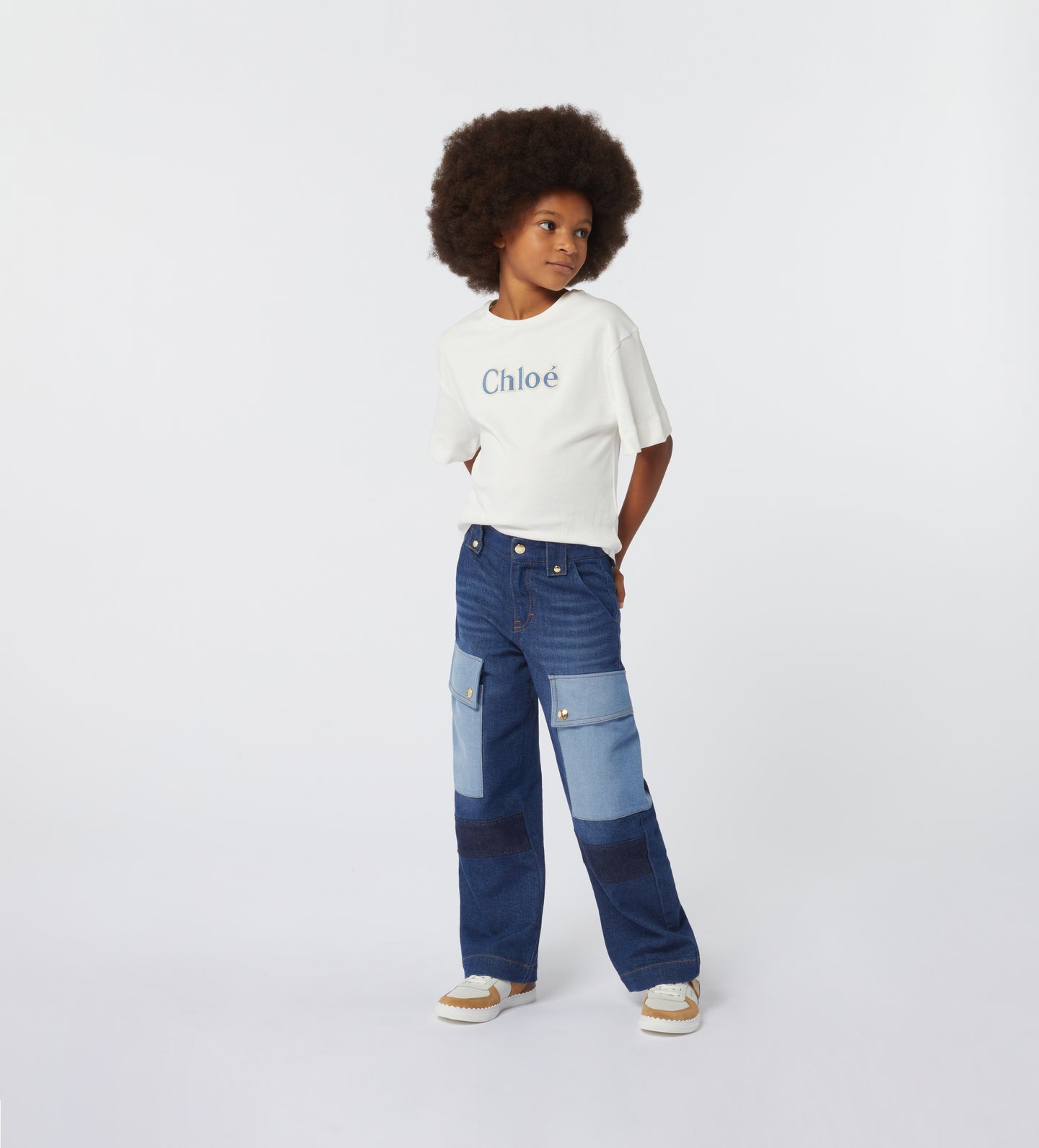 Chloe Meisjes Jeans Blauw 4Y