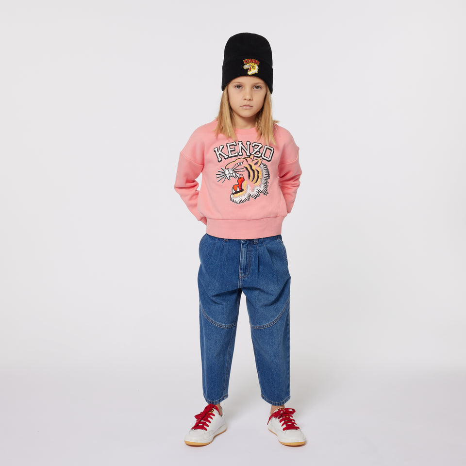 Kenzo Kids Meisjes Trui Licht Roze