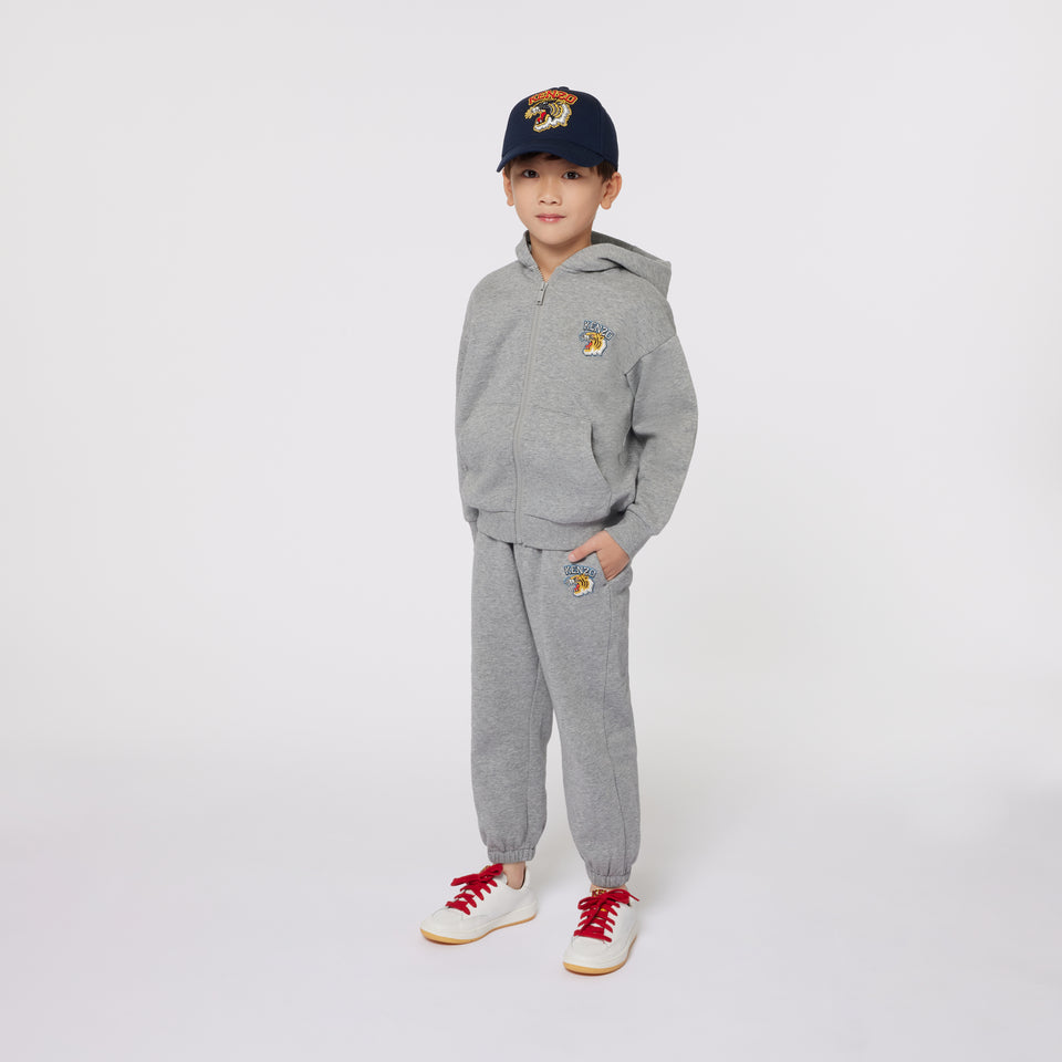 Kenzo Kids Jongens Joggingpak Grijs