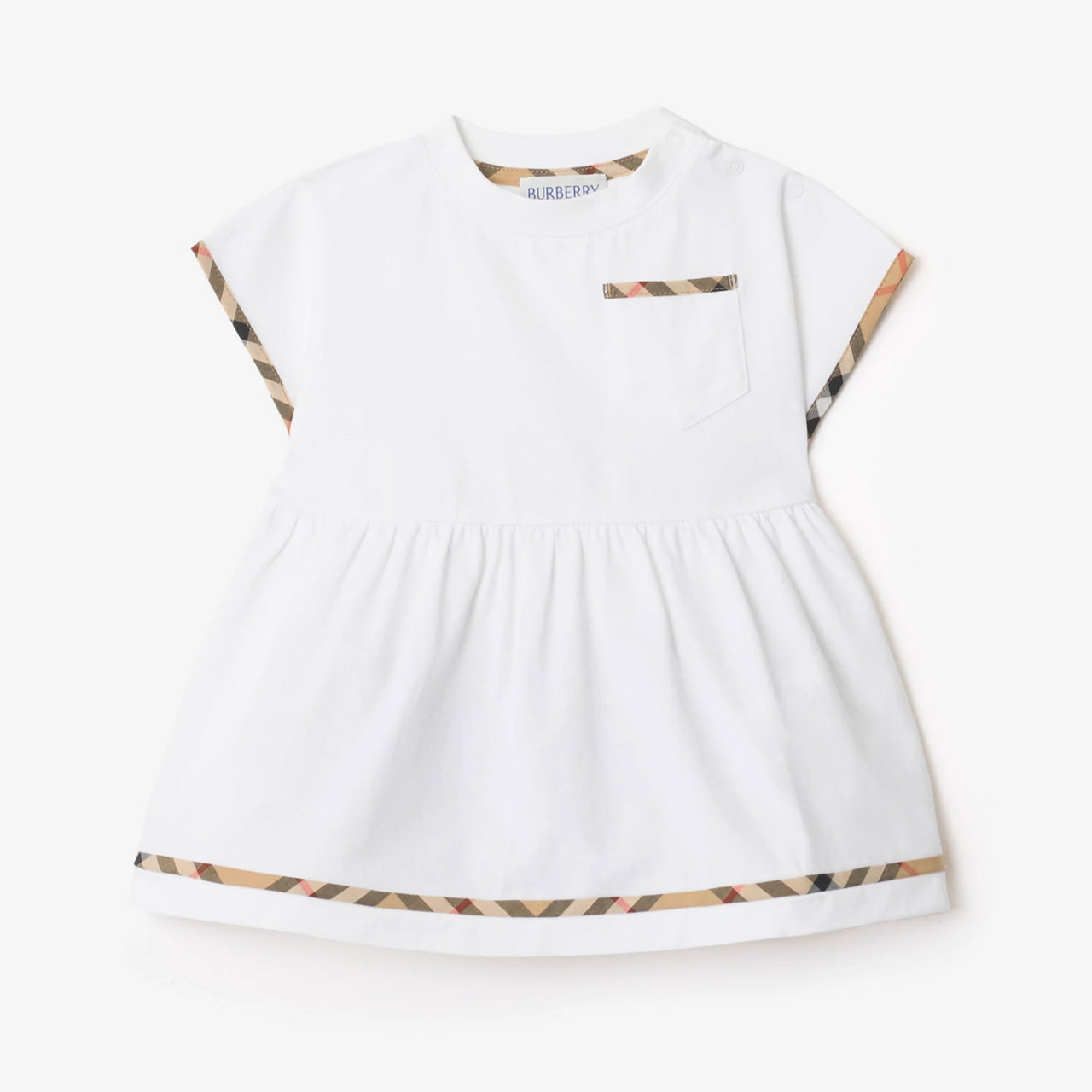 Burberry Lea Baby Meisjes Jurk In Wit