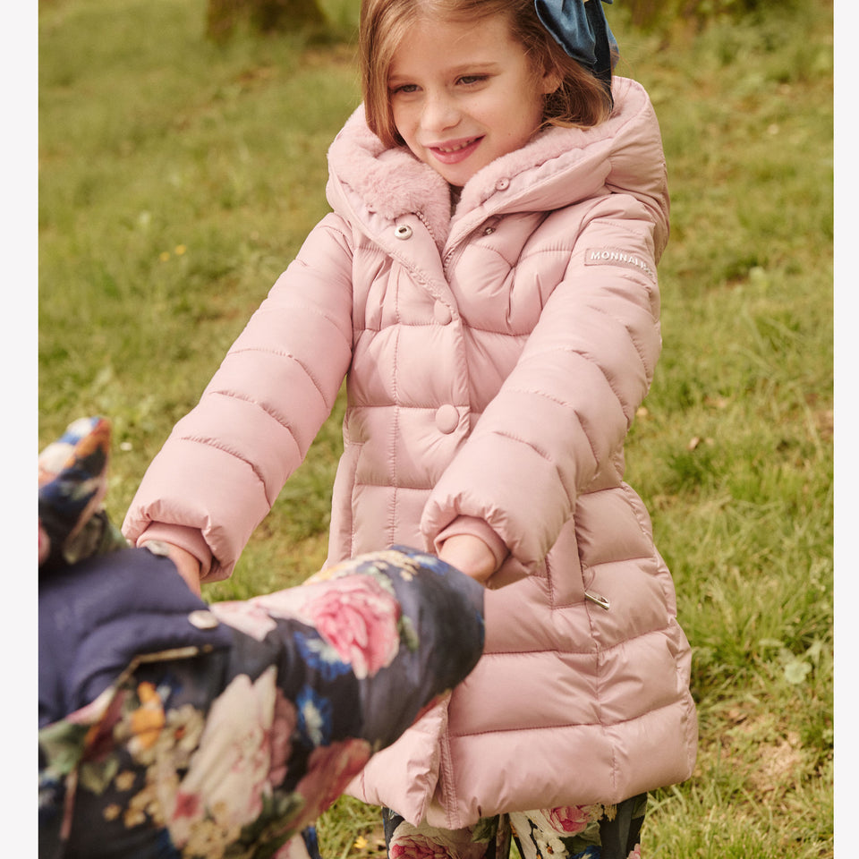 MonnaLisa Girls winter coat Light Pink