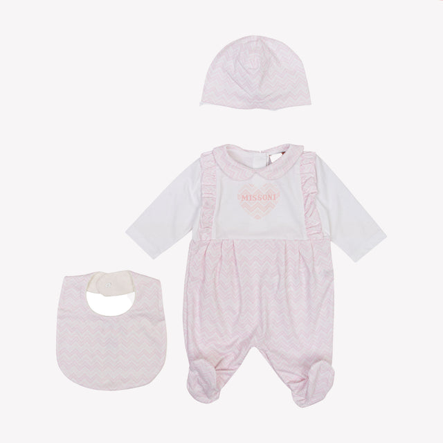 Missoni Baby Meisjes Boxpakje In Licht Roze