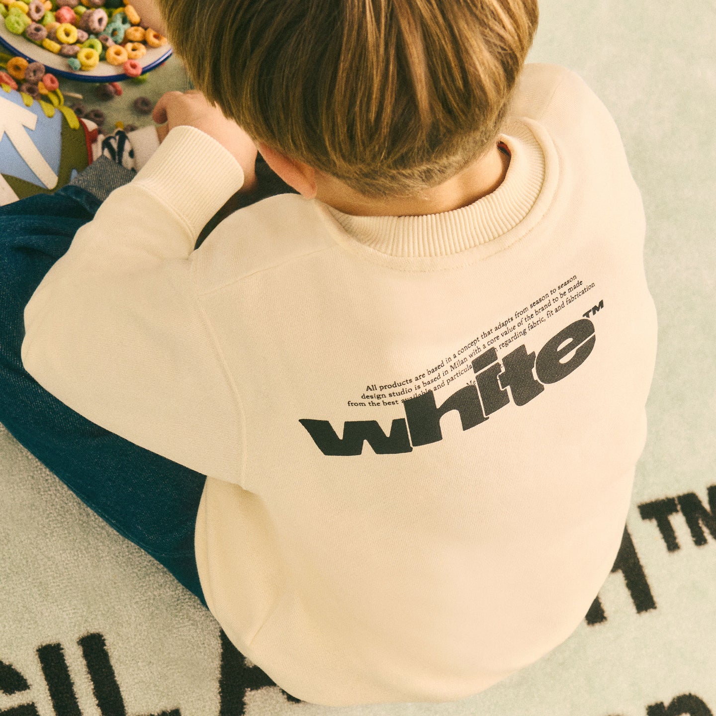 Off-White Jongens Trui Off White