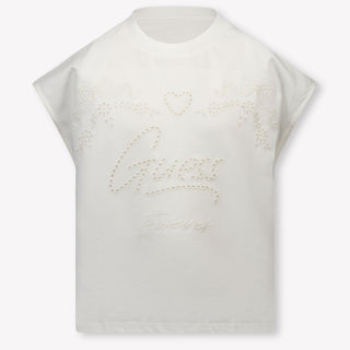 Guess Kids Girls T-Shirt In White