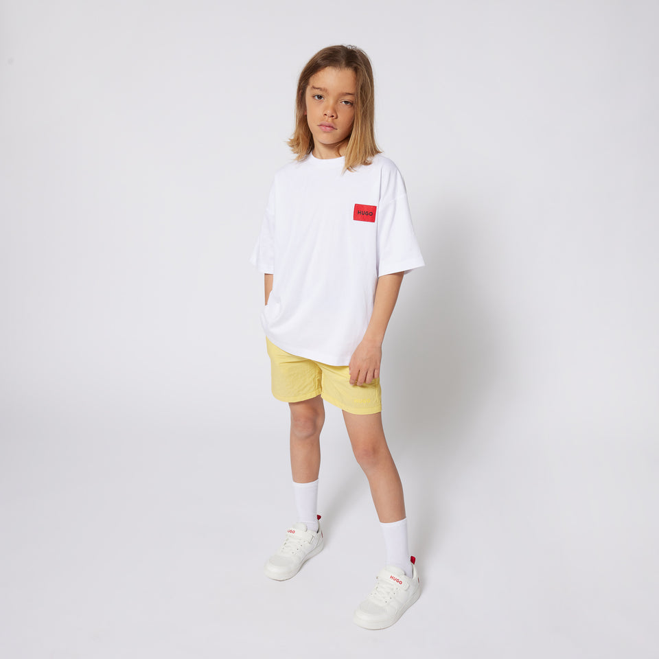 HUGO Kids Boys T-Shirt  White