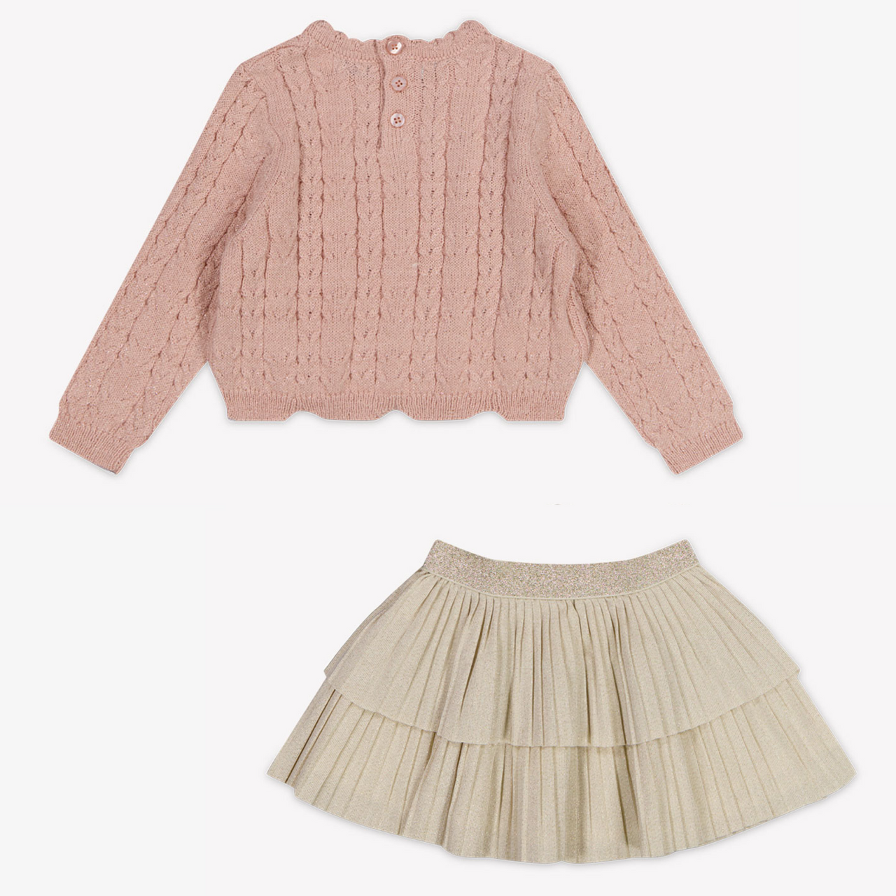Mayoral Baby Girls Set In Light Pink