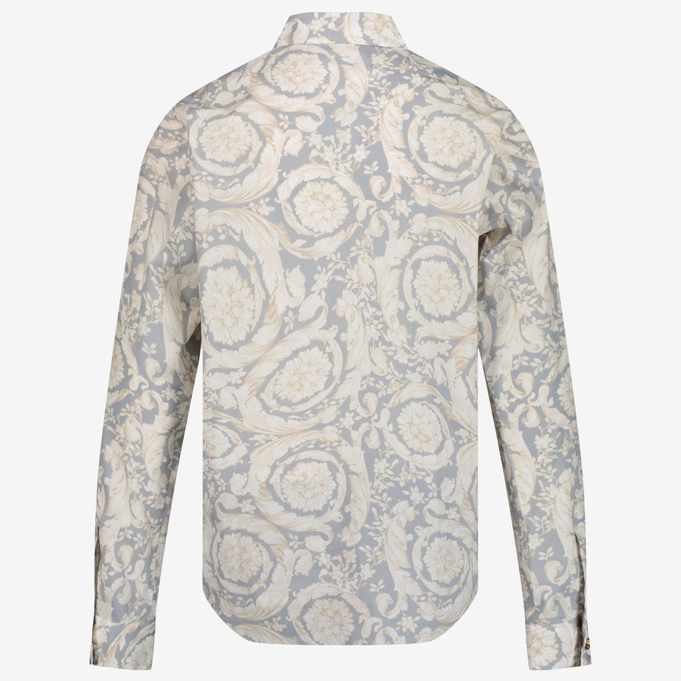 Versace Kinder Jongens Blouse In Grijs