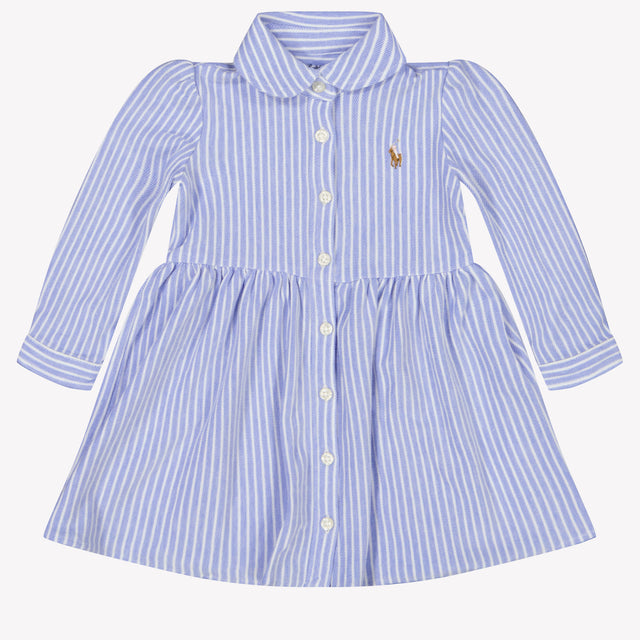 Ralph Lauren Baby Girls Dress Light Blue