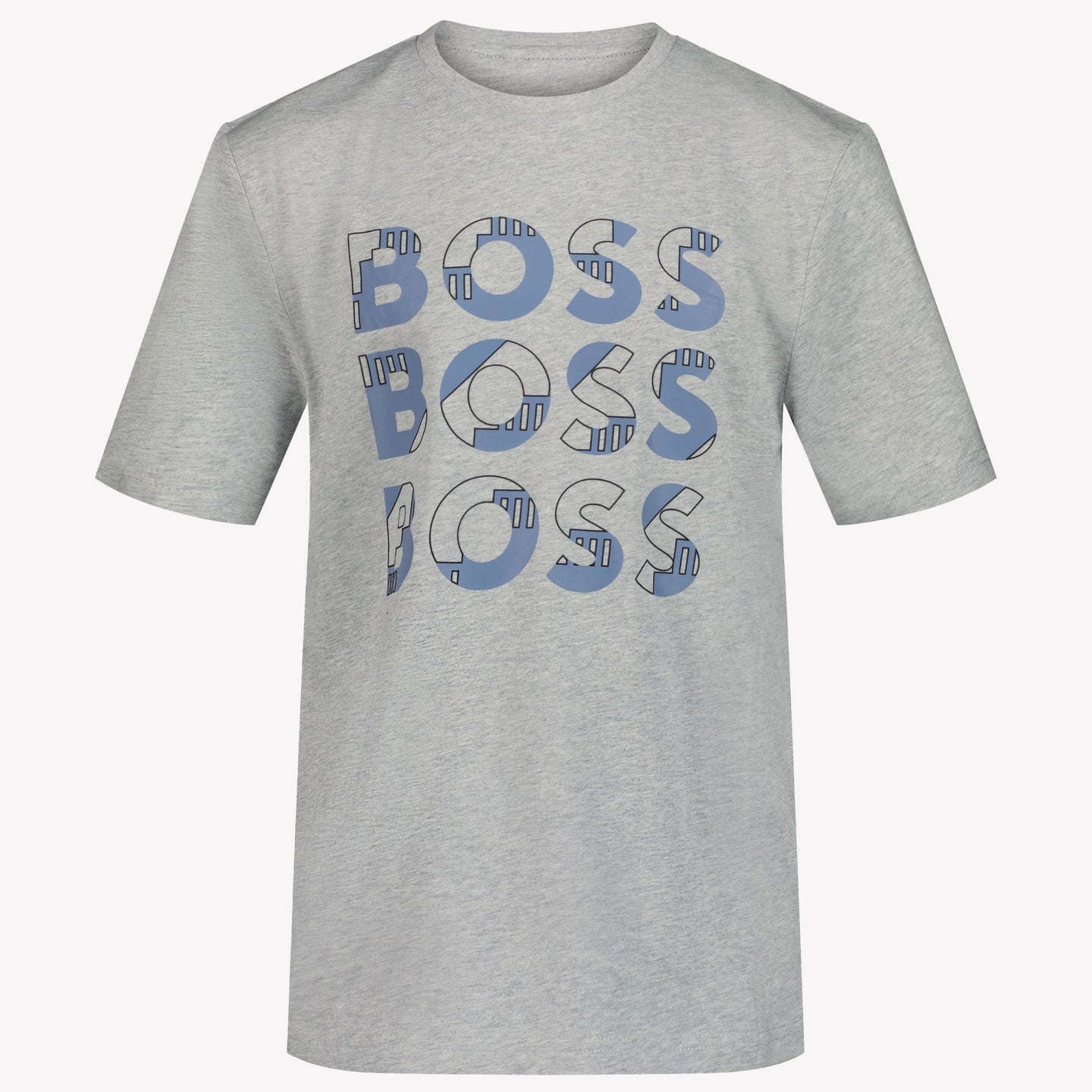 Boss Jongens T-shirt Grijs