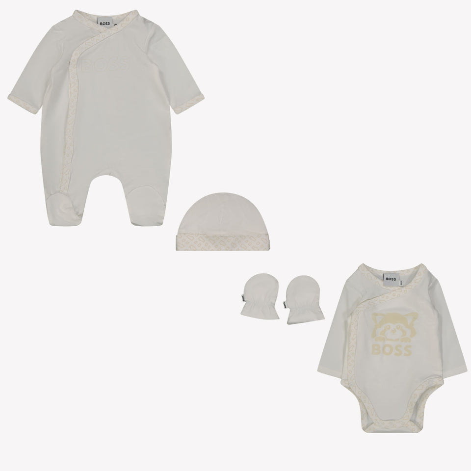 Boss Baby Boys Playsuit White