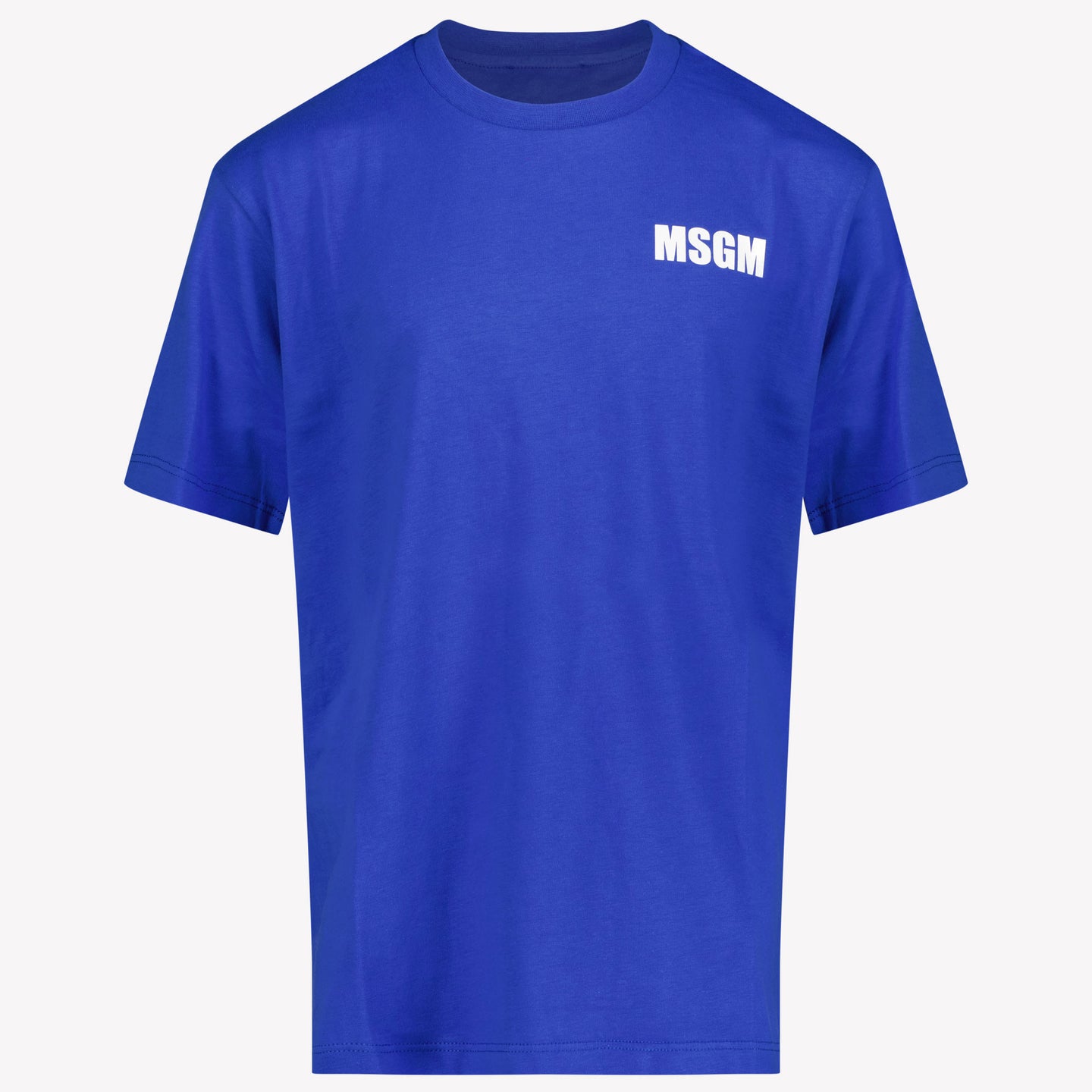 MSGM Unisex t-shirt Cobalt Blue