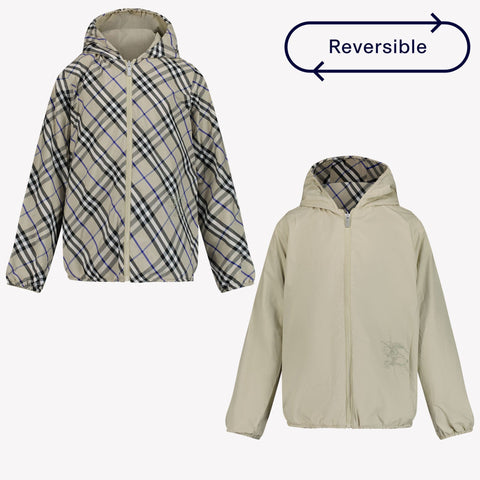 Burberry Unisex Tussenjas Licht Grijs 3Y