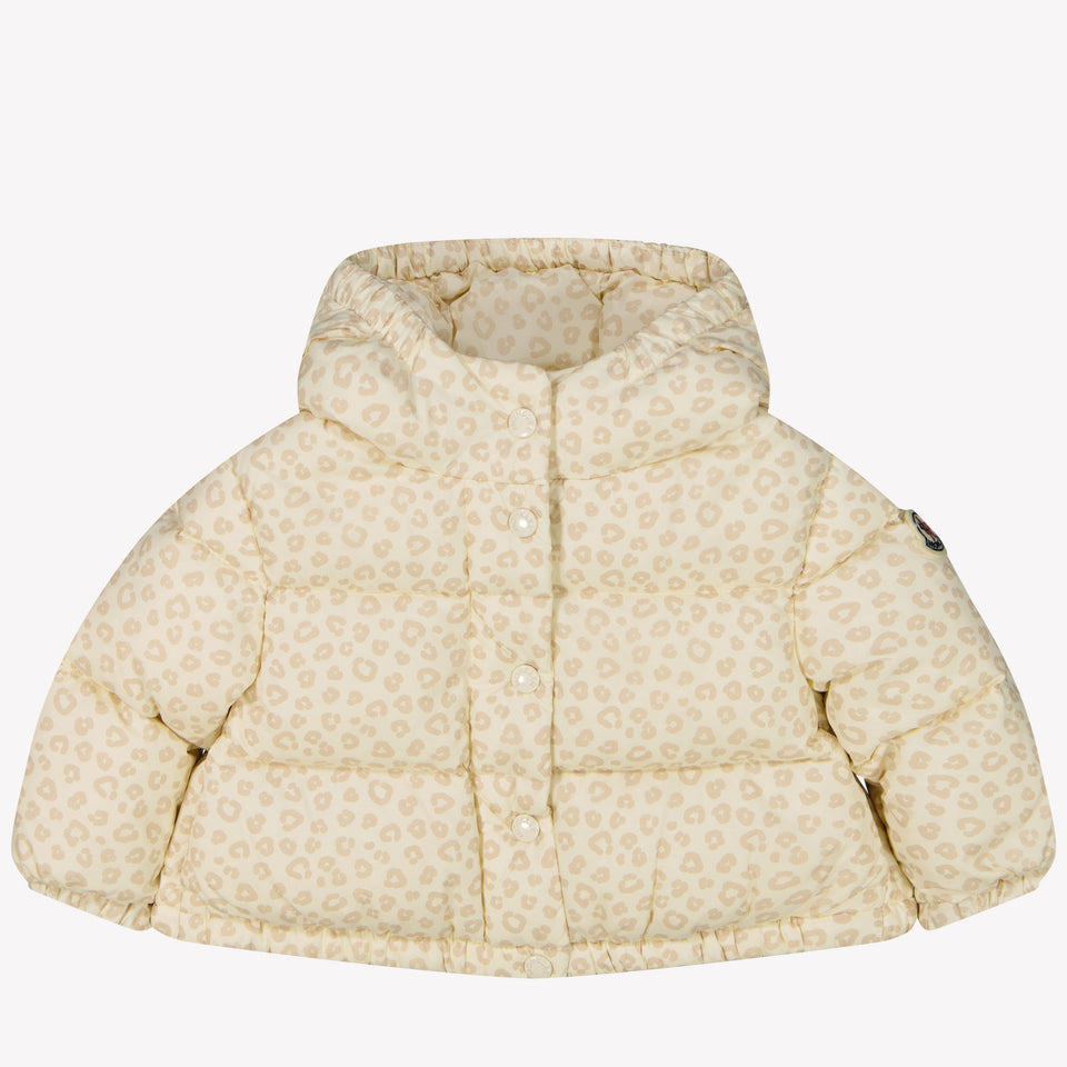 Moncler Tessa Baby Meisjes Winterjas Off White